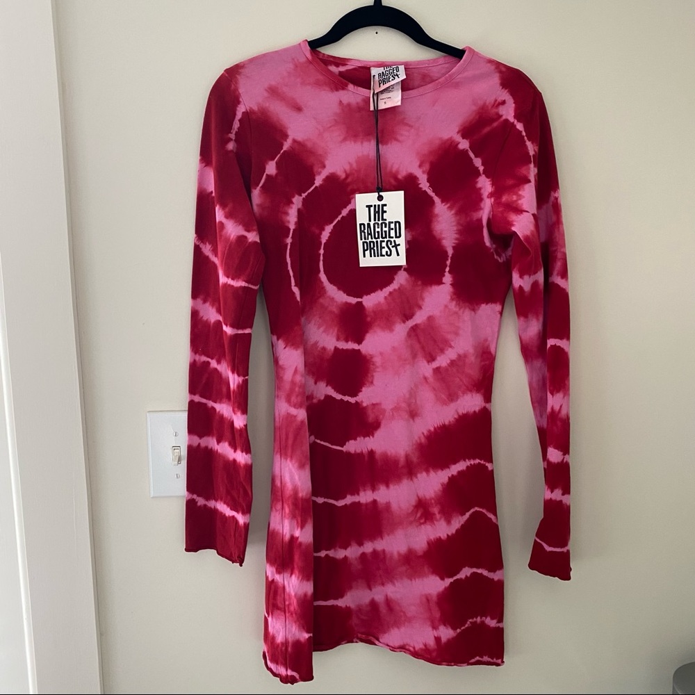the ragged priest tie-dye dress